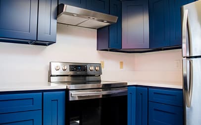 Blue Shaker Kitchen Combo