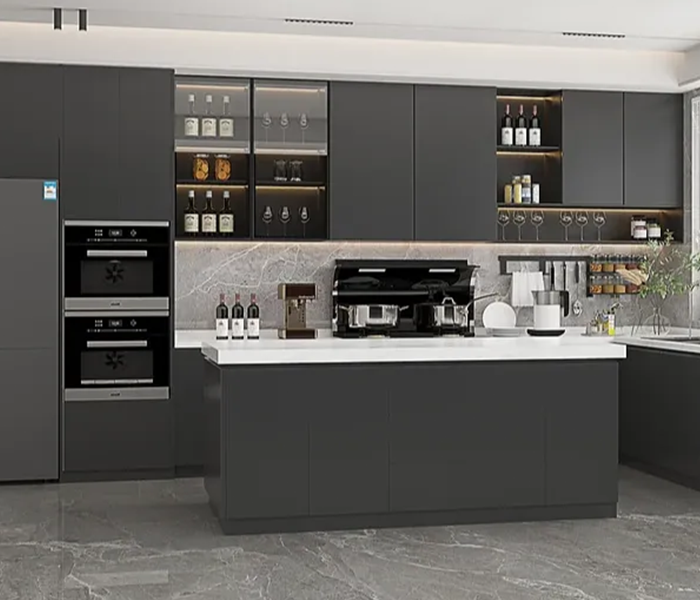 Modern Gray Kitchen Combo - Kitchen Combo